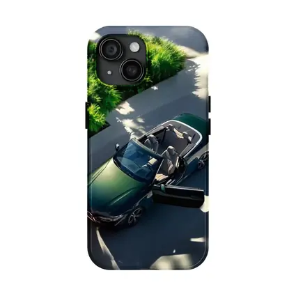 BMW 4 Series Convertible Green Aerial View