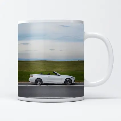 BMW 4 Series Convertible Open Road Fields