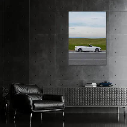 BMW 4 Series Convertible Open Road Fields