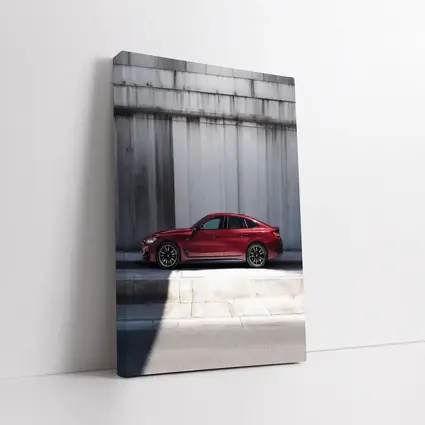 BMW 4 Series Gran Coupe Red Side Profile