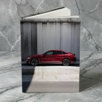 BMW 4 Series Gran Coupe Red Side Profile