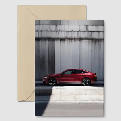 BMW 4 Series Gran Coupe Red Side Profile