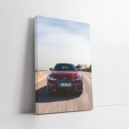 BMW 4 Series Gran Coupe Red Highway