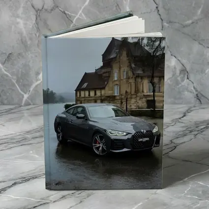 BMW 4 Series Coupe Rainy European Backdrop