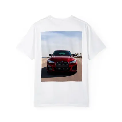 BMW Four Series Red Driving Open Road
