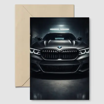 BMW M5 Dark Garage Front View