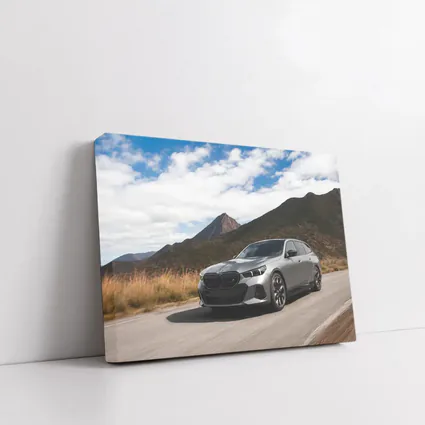 BMW Five Series Touring Mountain Road Drive
