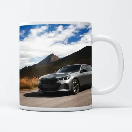 BMW Five Series Touring Mountain Road Drive