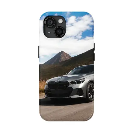 BMW Five Series Touring Mountain Road Drive