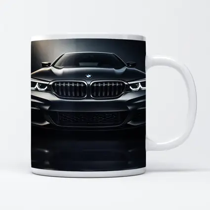 BMW M5 Front View Dark Studio