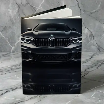 BMW M5 Front View Dark Studio