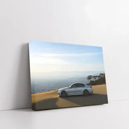BMW 7 Series Silver Sedan City Overlook