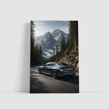BMW 8 Series Gran Coupe Mountain Road