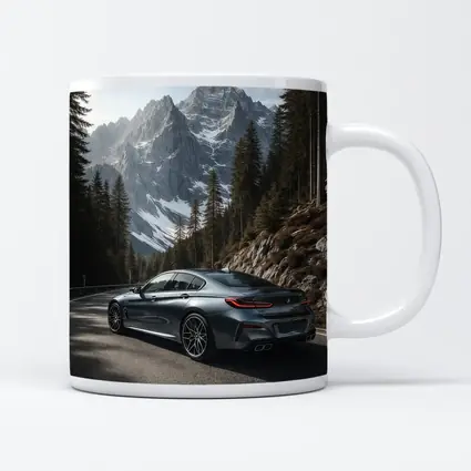 BMW 8 Series Gran Coupe Mountain Road