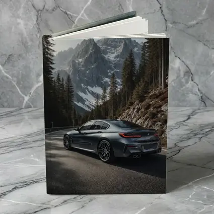 BMW 8 Series Gran Coupe Mountain Road