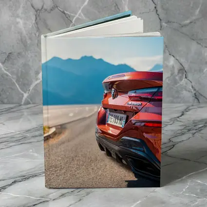BMW M850i Rear Mountain Road View