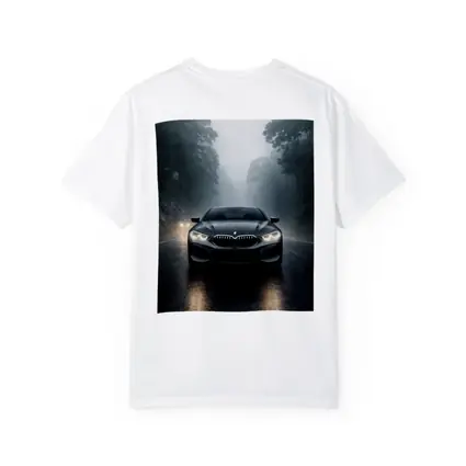 BMW 8 Series Front View Foggy Road