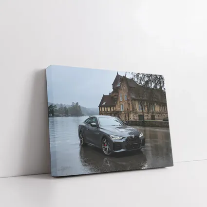 BMW 4 Series Coupe Rainy Castle Setting