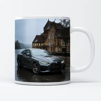 BMW 4 Series Coupe Rainy Castle Setting