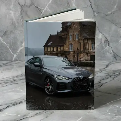 BMW 4 Series Coupe Rainy Castle Setting