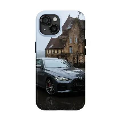 BMW 4 Series Coupe Rainy Castle Setting