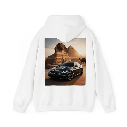 BMW 5 Series Black Egypt Pyramids Sphinx