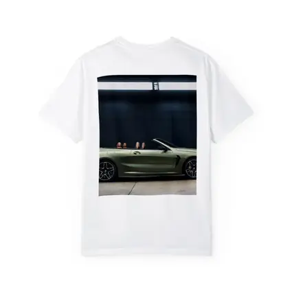 BMW M8 Convertible Olive Green Studio Shot