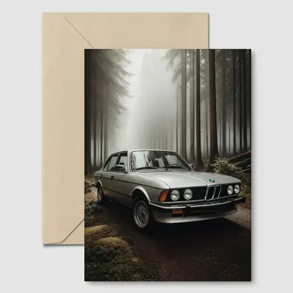 BMW E28 Classic Sedan Misty Forest