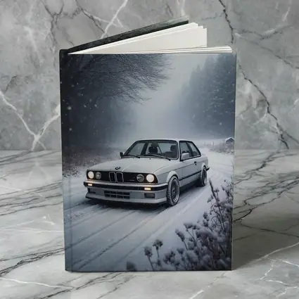 BMW E30 3 Series Snow Winter Road