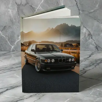BMW M5 E34 Black Mountain Sunset Road