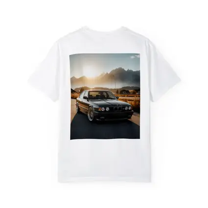 BMW M5 E34 Black Mountain Sunset Road