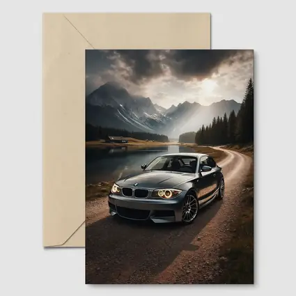 BMW 1 Series Coupe Mountain Lake Road