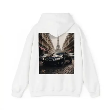 BMW E92 Black Coupe Paris Eiffel Tower