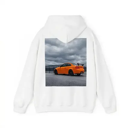 BMW M3 GTS Orange Coupe Cloudy Sky