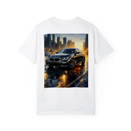 BMW 3 Series Sedan Rainy City Night