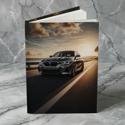 BMW One Series Driving Coastal Road Sunset