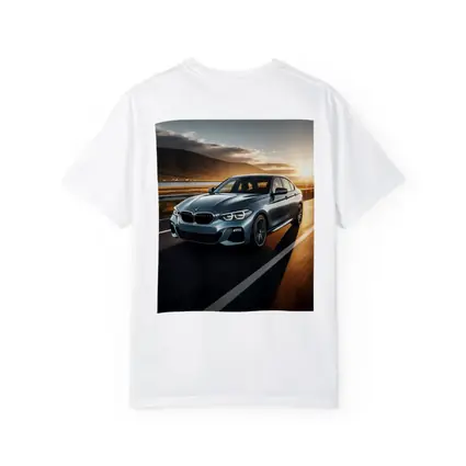 BMW 1 Series Driving at Golden Sunset