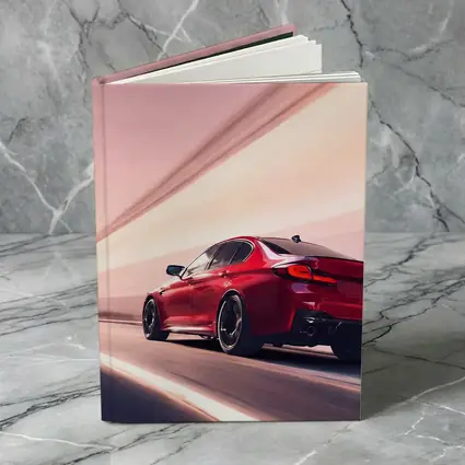 BMW M5 Red Speeding Through Tunnel