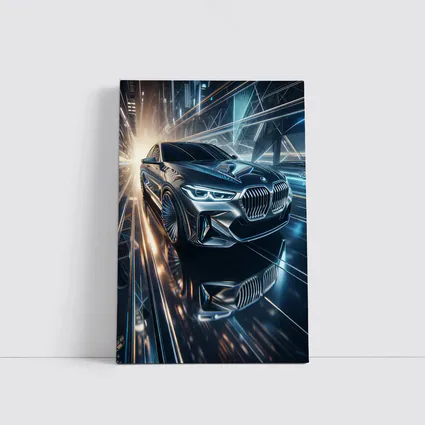 BMW Seven Series Futuristic City Night