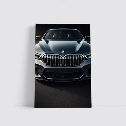 BMW X6 Front Grille Dark Studio Shot