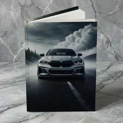 BMW M3 Front View Stormy Road