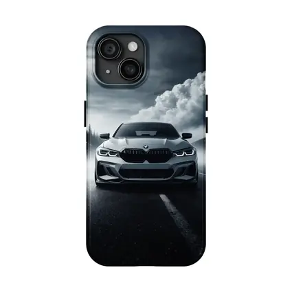 BMW M3 Front View Stormy Road