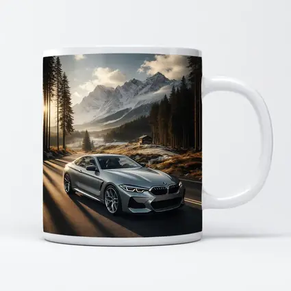 BMW 8 Series Coupe Mountain Forest Road
