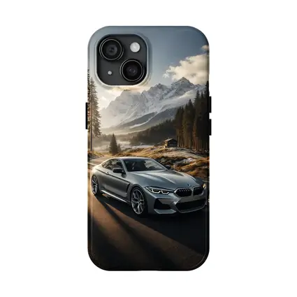 BMW 8 Series Coupe Mountain Forest Road