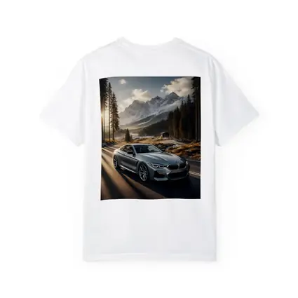 BMW 8 Series Coupe Mountain Forest Road