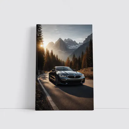BMW 8 Series Coupe Mountain Road Drive