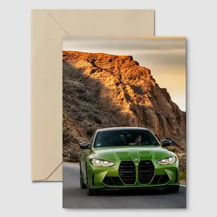 BMW M3 Green Snake Mountain Road Drive
