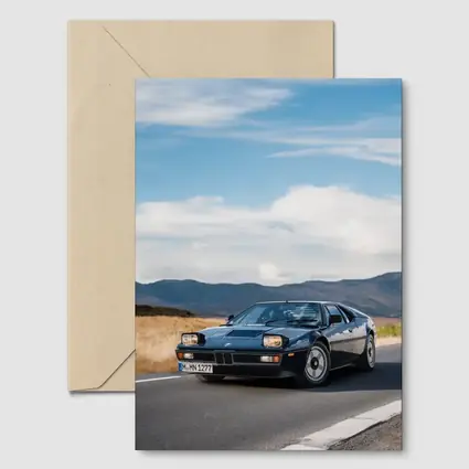 BMW M1 Classic Sports Car Open Road
