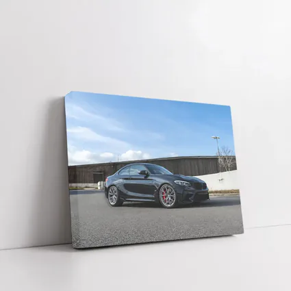 BMW M2 Black Coupe Parked Outdoors
