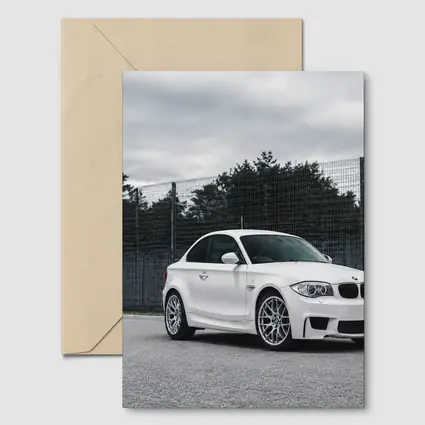 BMW 1M Coupe White Track Day